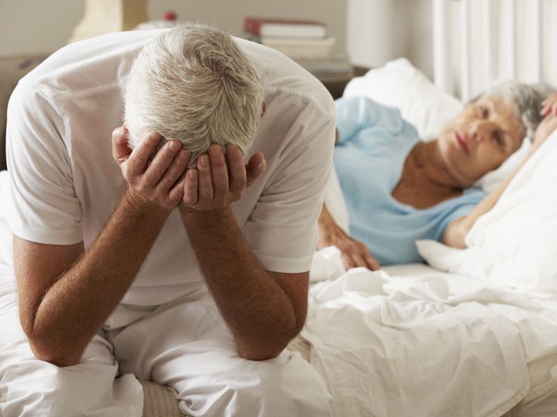 old couple having problem with Erectile Dysfunction